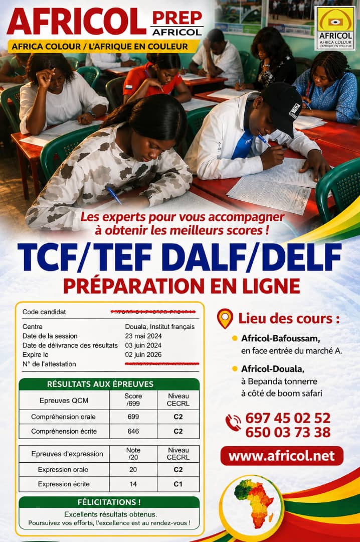 Préparation au TCF, tef, dalf, DELF en ligne 
