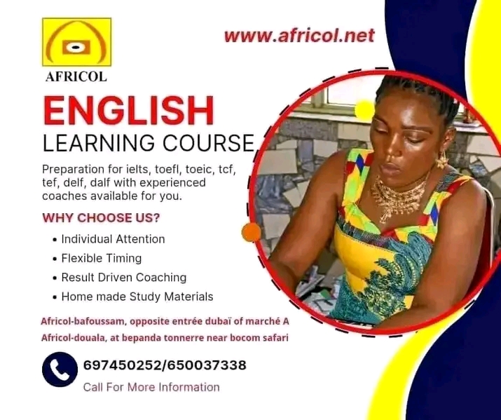Cours d'anglais avec Africol