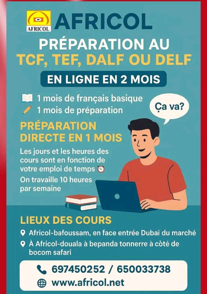 Préparation au TCF, tef, dalf, DELF en ligne 
